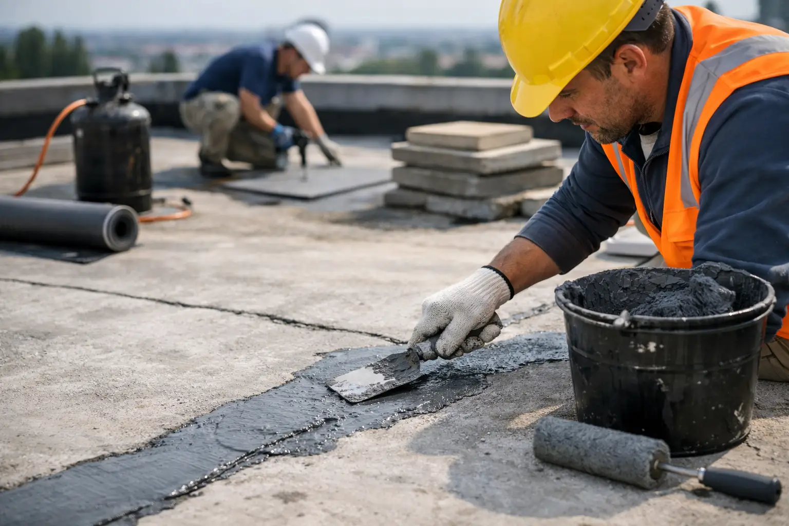 Pembaikan Slab Bumbung yang Tahan Lama