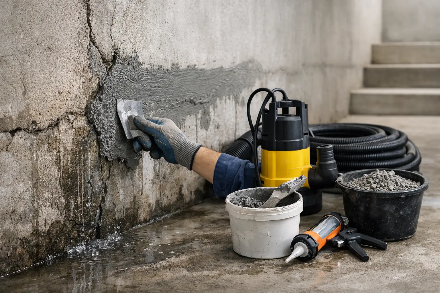 Pembaikan Kebocoran Basement yang Tahan Lama